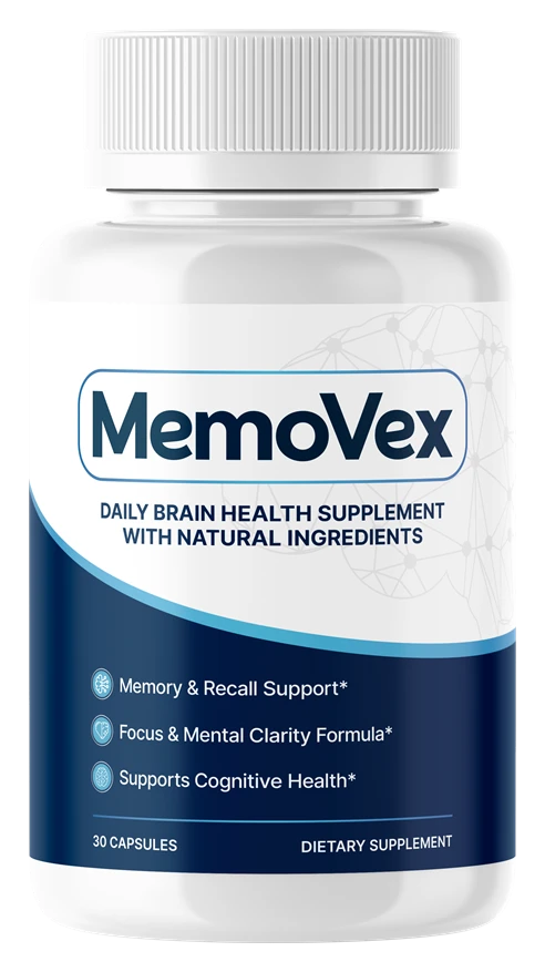 MemoVex 2 bottle package for men's vitality and performance support